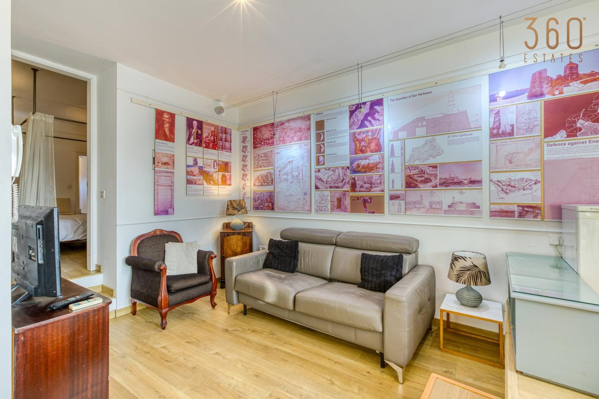 Comfortable 1Br Home With Maltese Balcony In Valletta By 360 Estates ภายนอก รูปภาพ